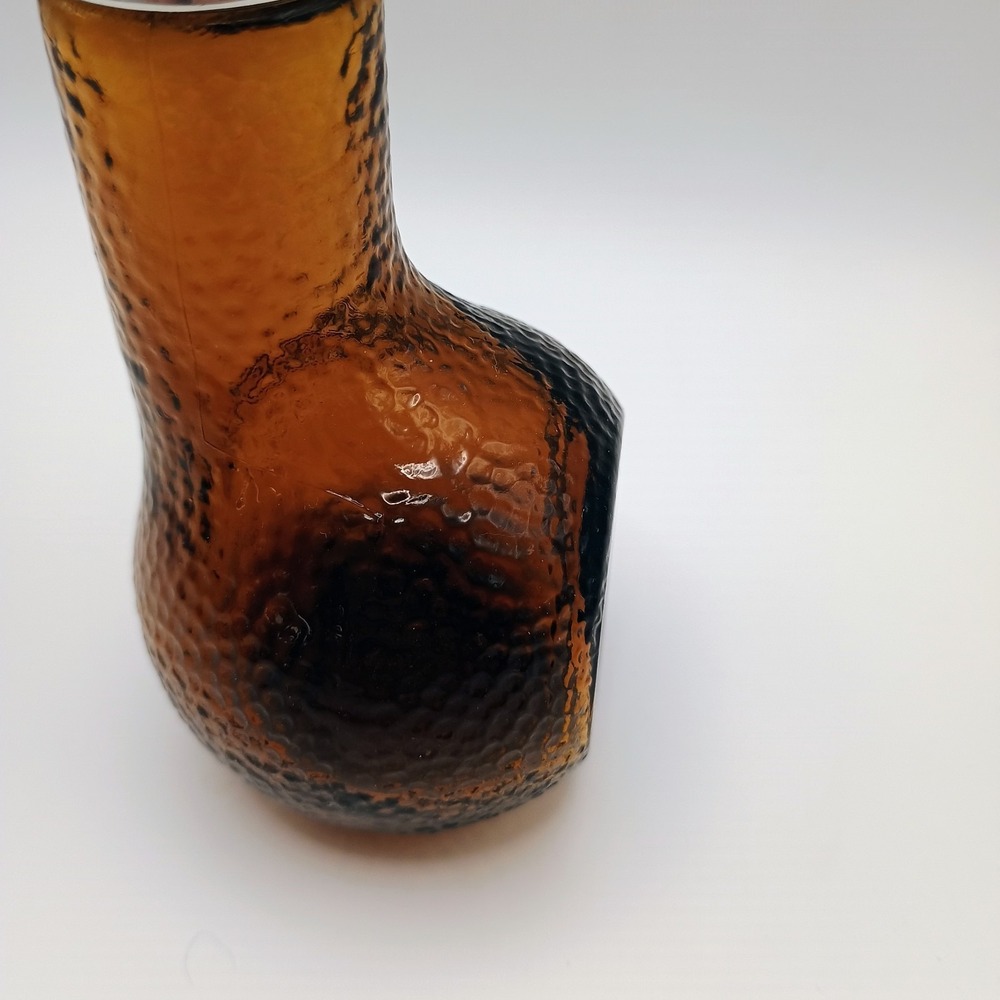 Vintage Avon Oland Pipe After Shave Bottle Amber Glass Decanter 2 oz - Picture 8 of 10